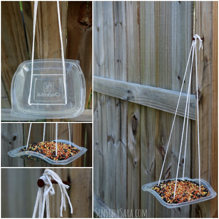 DIY Upcycled Bird Feeder {Summer Idea} ChickFilAMomsDIY