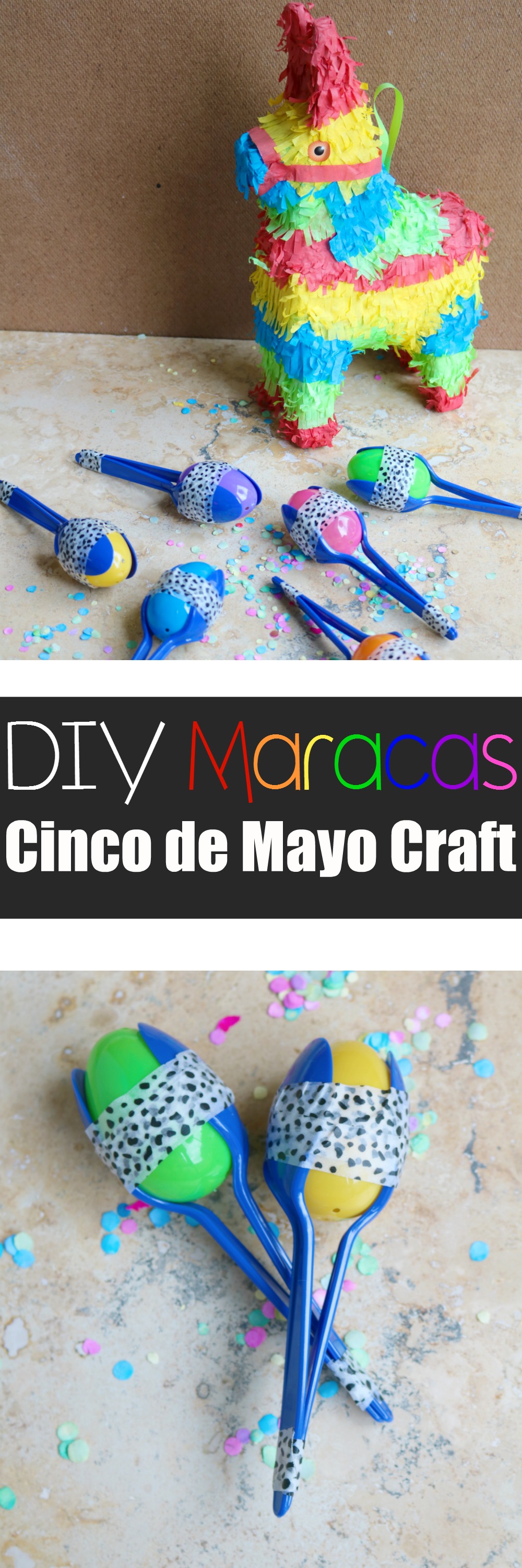 DIY Maracas Craft for Cinco de Mayo OldElPaso [AD]